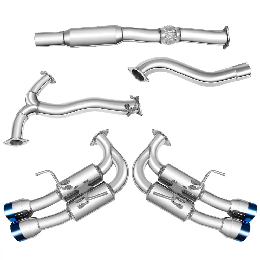 (15-21) Subaru WRX STI VA 3" Cat-Back Exhaust with Quad 4" Burnt Tips