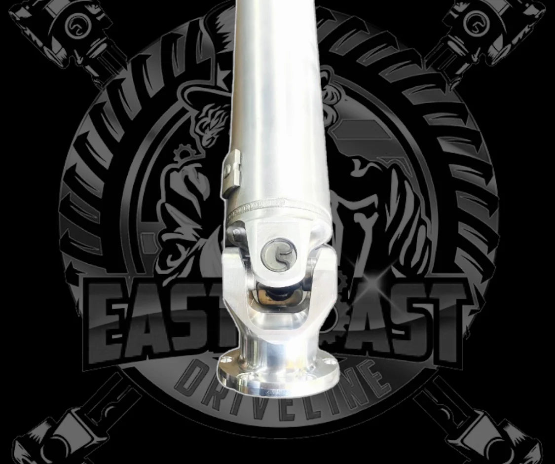 East Coast Driveline® SRT Demon/Hellcat  3.5”x.125” Aluminum 1-Piece Driveshaft (3.5" OD-800 HP)