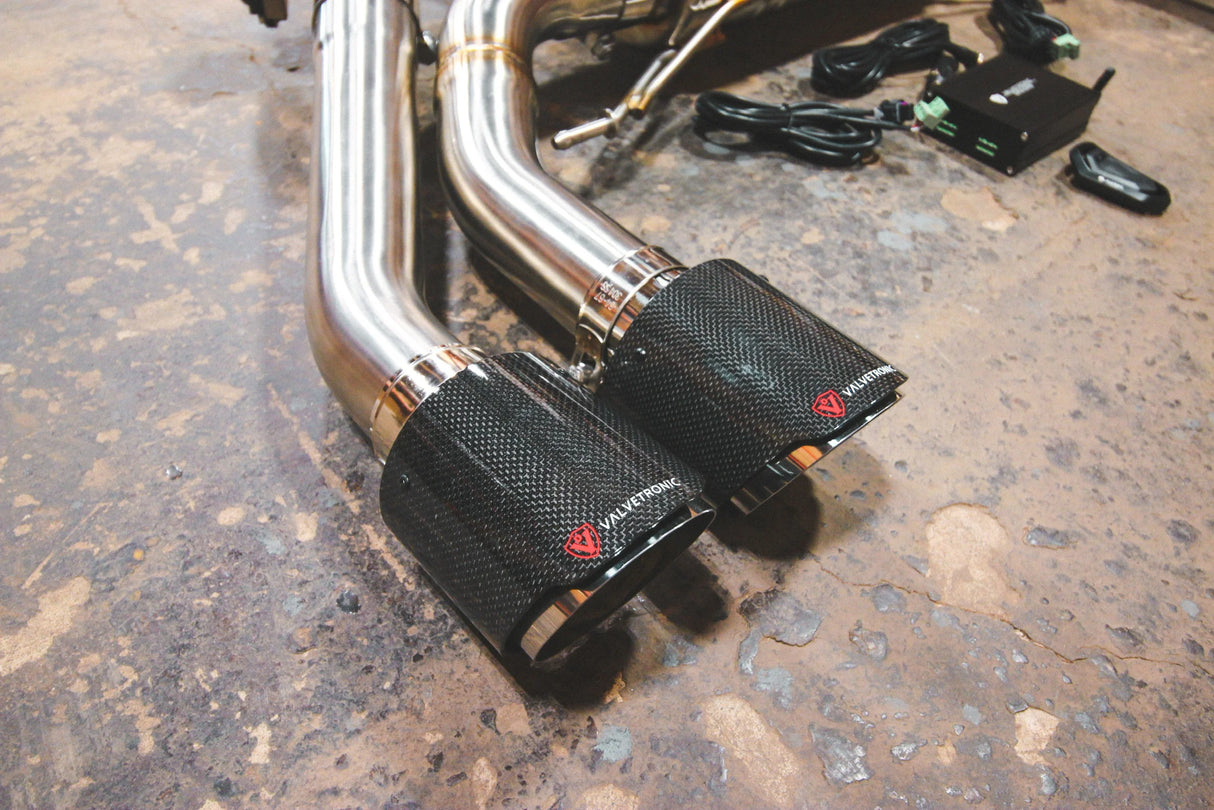 Valvetronic Designs® BMW X3M/X4M F97/F98 Valved Sport Cat-Back Exhaust with 4" OD Tips
