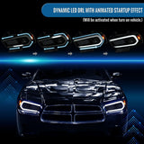 Dodge Charger Head Light LED DRL Switchback Sequential Turn Signal