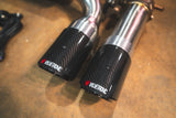 Valvetronic Designs® BMW X5M/X6M F85/F86 Valved Sport Cat-Back Exhaust with 4" OD Tips