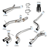 Flashark® (16-24) Chevrolet Camaro LT1/SS/ZL1 3" Cat-Back Exhaust with NPP Valves
