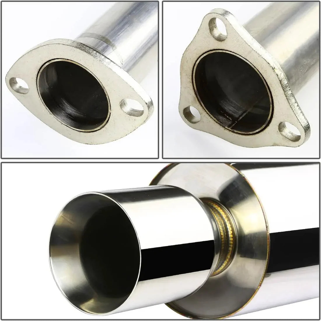 (98-02) Honda Accord EX/LX J30A1 3" Cat-Back Exhaust with 4.5" OD Tips