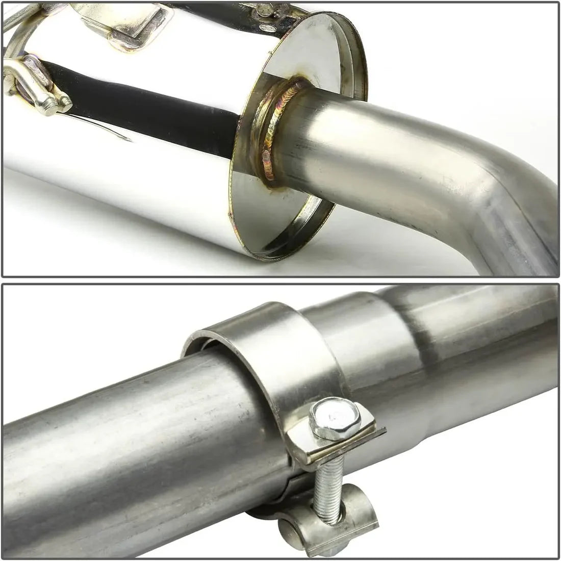 Flashark 07-12 Nissan Sentra SE-R Spec-V B16 2.5L Cat-Back Exhaust with 4" OD Tip