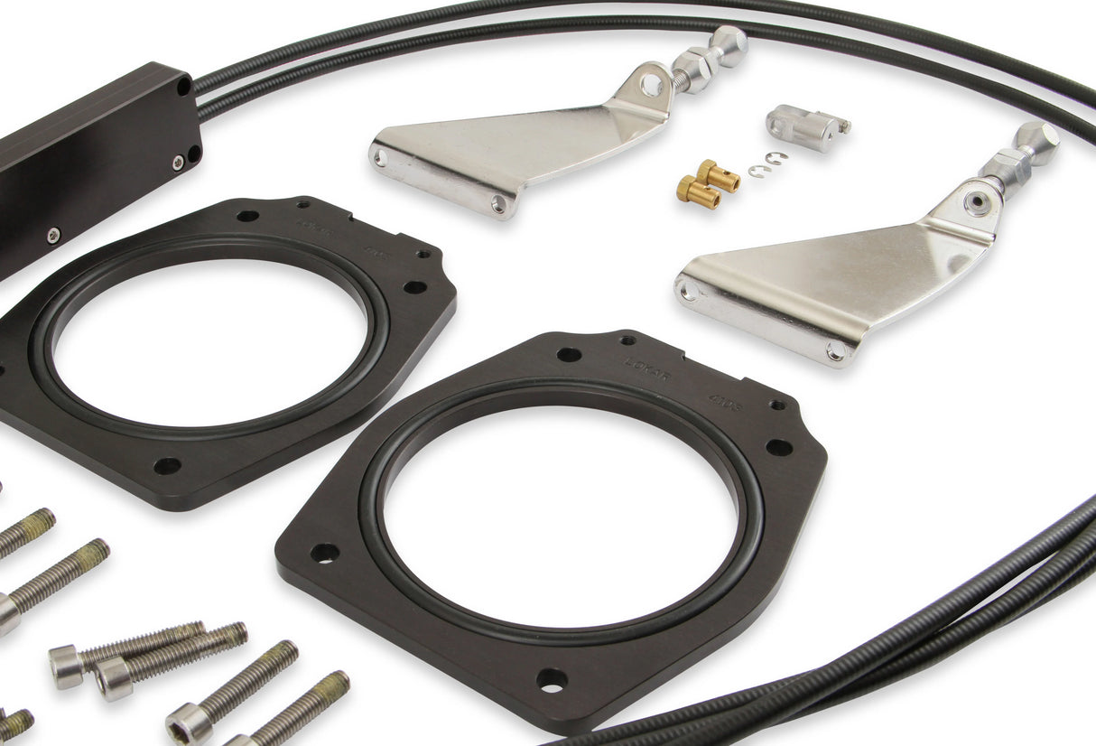 Holley® #860028 GM LSX Dual Plenum Intake Manifold Throttle Linkage Kit for 92mm Throttle Body