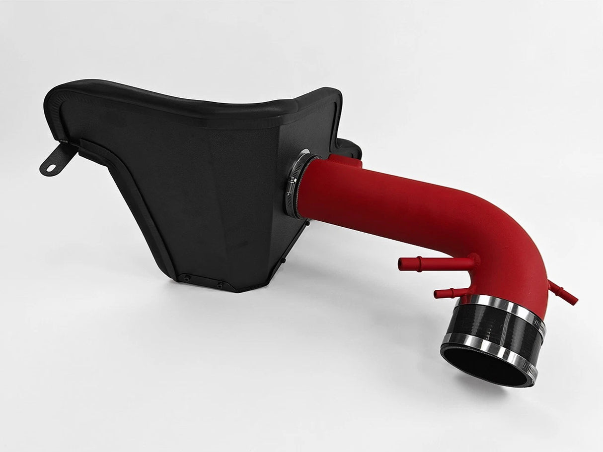 2015-2017 Ford Mustang GT 5.0L Red Cold Air Intake with Heat Shield
