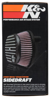 K&N Street Metal Intake System for 02-06 Harley-Davidson Road King F/I 88cl Side Draft Dyna/Softail