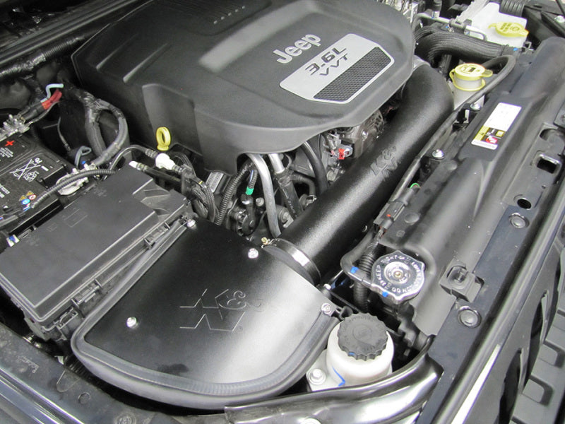 K&N 12-13 Jeep Wrangler 3.6L-V6 AirCharger Perf Intake Kit