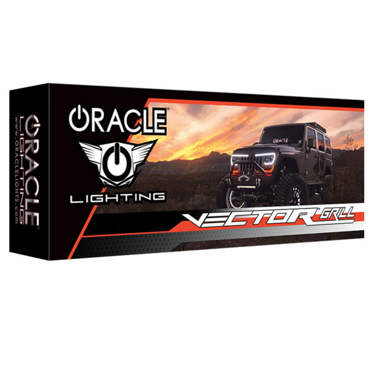 Oracle VECTOR Series Full LED Grille - Jeep Wrangler JL/JT - NA