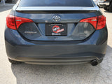 aFe 14-19 Toyota Corolla 1.8L Takeda 2.5in 304SS Axle-Back Exhaust w/ Black Tip