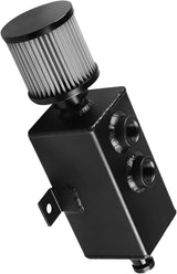 Kingman Speed® -10AN Baffled Oil Catch Can with Breather Filter (2-Port)