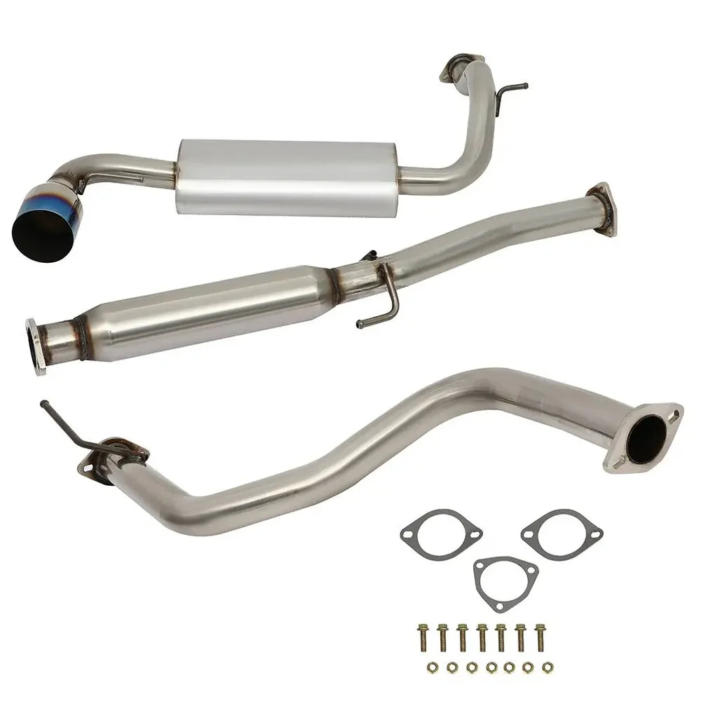 1988-1991 Honda Civic 1.5L 2.25" Cat-Back Exhaust with 4" OD Tip

