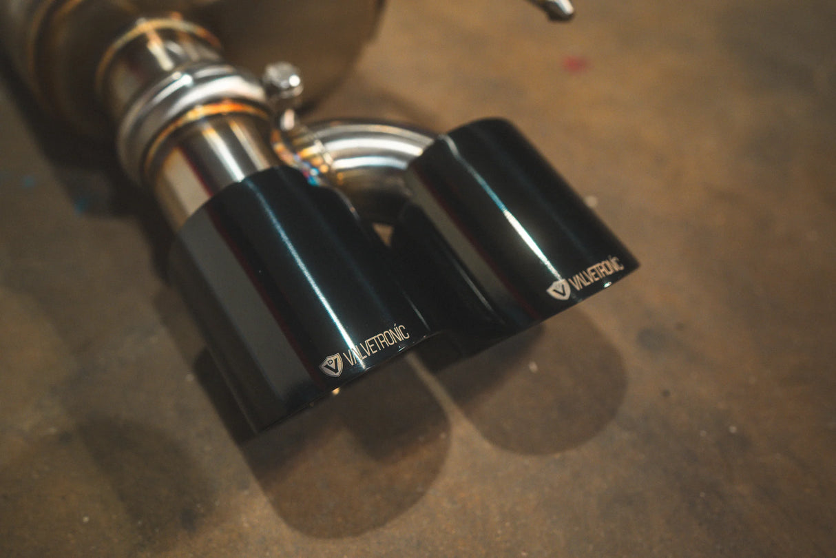 Valvetronic Designs®  Ford Mustang GT S650 Valved Sport Cat-Back Exhaust with 4" OD Tips