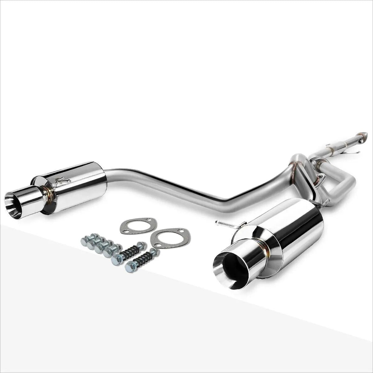 (03-06) Hyundai Tiburon 2.7L Cat-Back Exhaust with 4" OD Rolled Tips