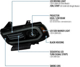 Dodge Charger Head Light LED DRL Switchback Sequential Turn Signal