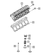 Mopar® #05037734AB (01-10) Dodge Viper GTS/SRT-10 8.4L MLS Cylinder Head Gasket