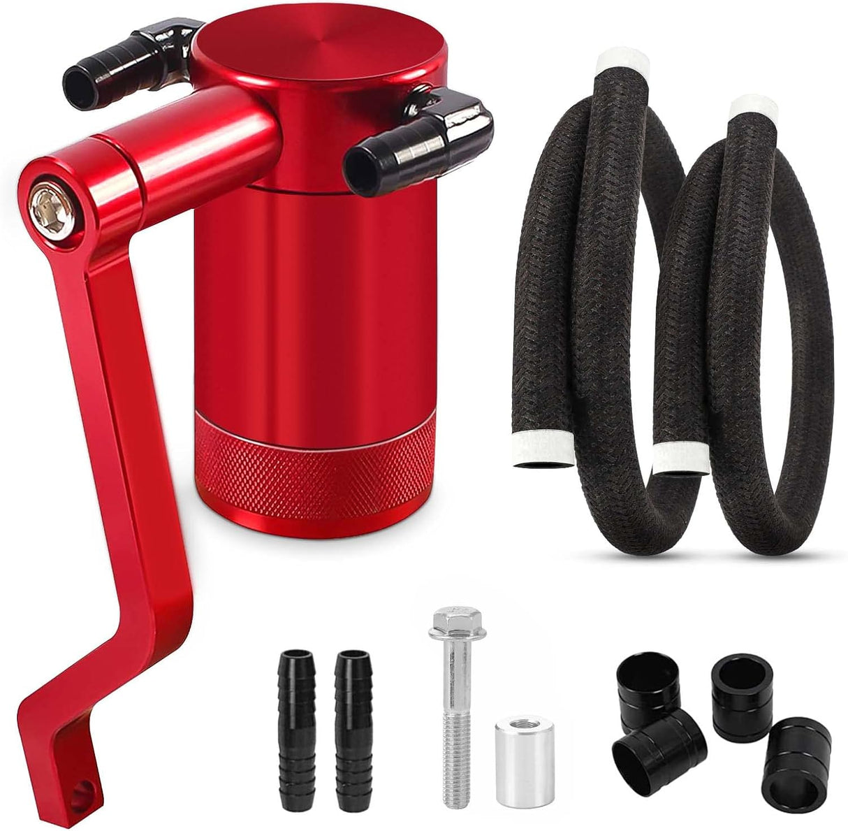 Dodge/Jeep/RAM 5.7L/6.4L HEMI Billet Oil Catch Can Kit (Z-Bracket)