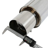(94-97) Honda Accord 2.2L 2.5" Cat-Back Exhaust with 4.5" OD Tip