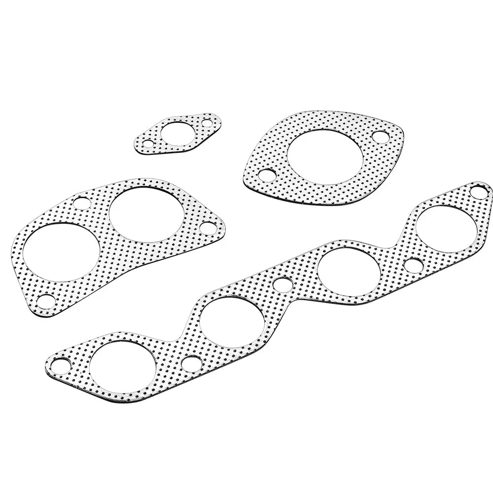 Flashark® (93-97) Toyota Corolla 1.8L 7A-FE Short Tube Exhaust Header with Catless Mid-Pipe
