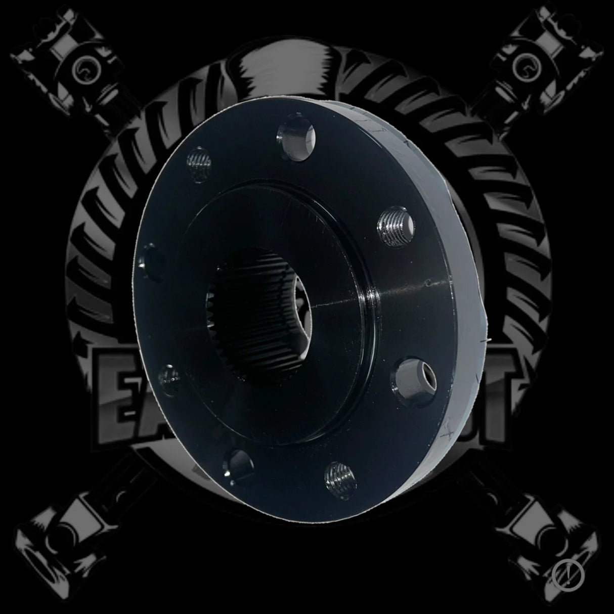 East Coast Driveline® (19-25) RAM 2500/3500 6.4L 8HP75 Front Driveshaft with New Transfer Case Bolt-On style Flange Yoke