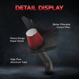 (10-15) Chevrolet Camaro SS LS3 Cold Air Intake with Dry Filter