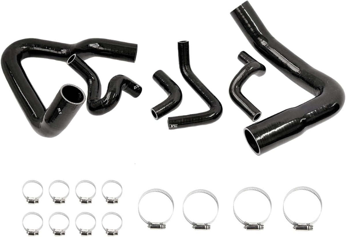 1986-1993 Ford Mustang GT 5.0L Red/Blue Silicone Radiator Hose Kit