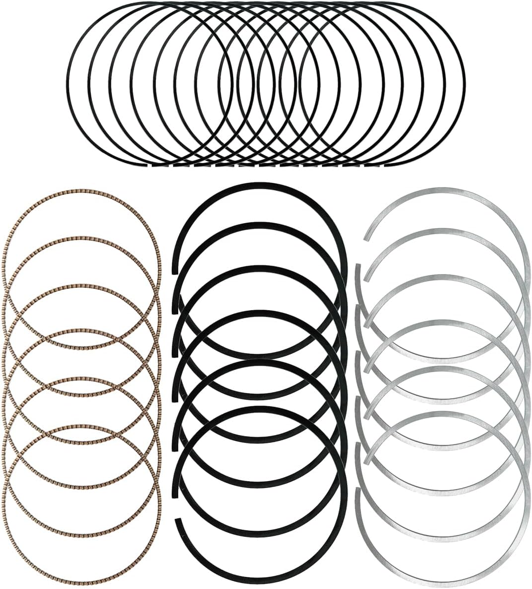 Chrysler/Dodge/Jeep/Ram 3.6L V6 Cylinder Piston Rings 68078776AA
