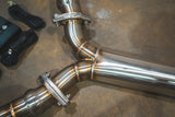 Valvetronic Designs® Audi S4/S5 B9 Valved Sport Titanium Cat-Back Exhaust with 4" OD TIps