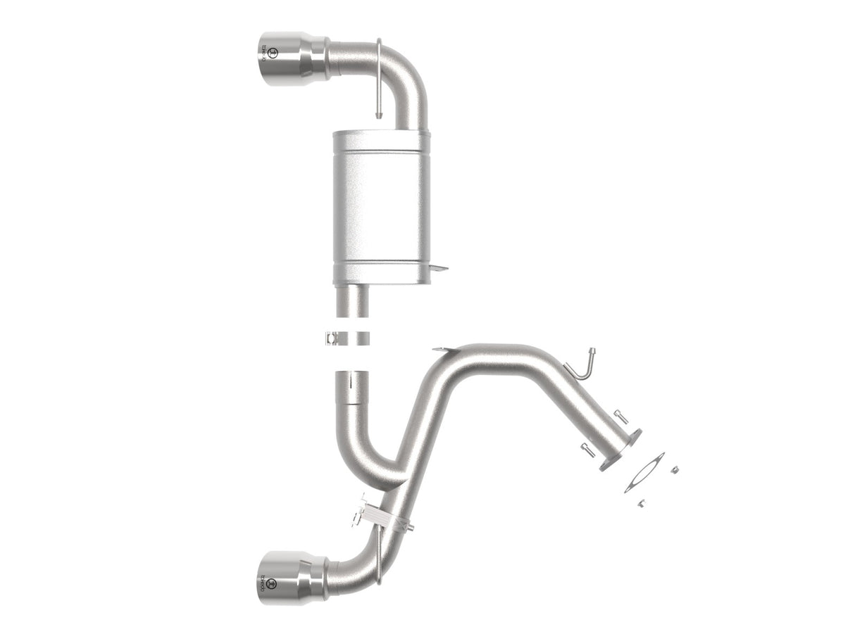 Takeda® (21-22) Hyundai Veloster N 304SS 3" Axle-Back Exhaust System