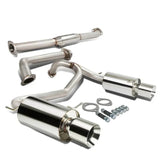 (03-06) Hyundai Tiburon 2.7L Cat-Back Exhaust with 4" OD Rolled Tips