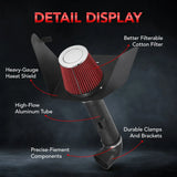 (12-15) Chevrolet Camaro V6 Cold Air Intake with Dry Filter