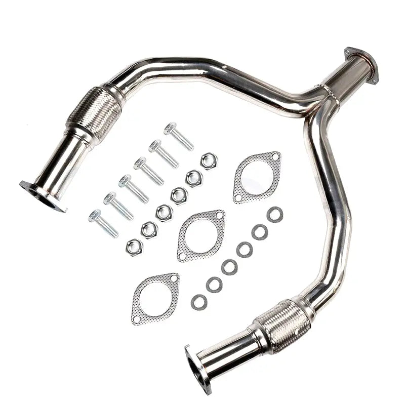 08-16 Nissan 370Z/Infiniti G37 VQ37VHR 2.5" Catless Exhaust Y-Pipe
