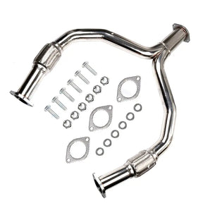 08-16 Nissan 370Z/Infiniti G37 VQ37VHR 2.5" Catless Exhaust Y-Pipe