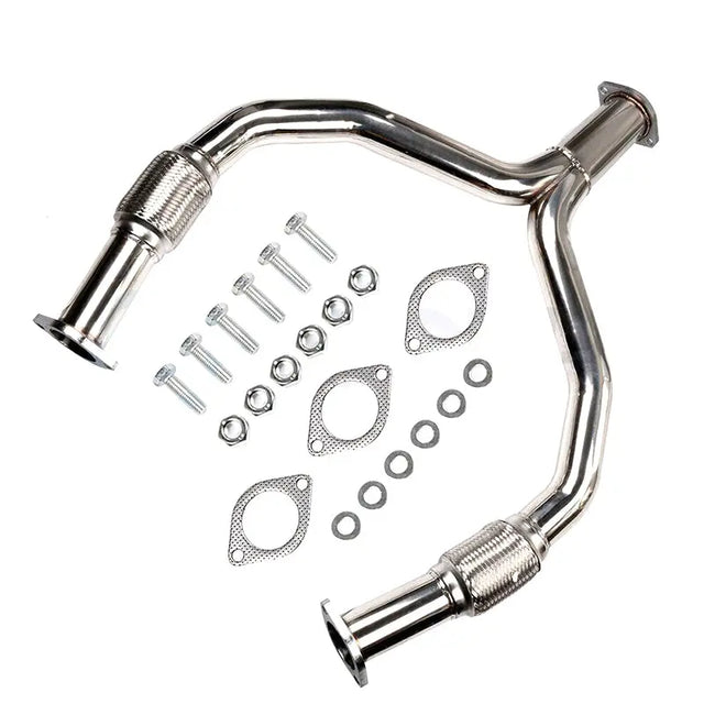 08-16 Nissan 370Z/Infiniti G37 VQ37VHR 2.5" Catless Exhaust Y-Pipe