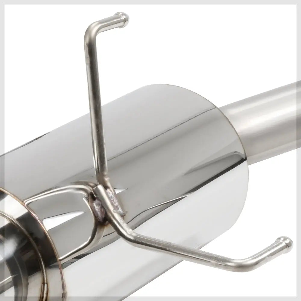 (02-05) Honda Civic 2.0L 2.5" Cat-Back Exhaust with 4" OD Burnt Tip