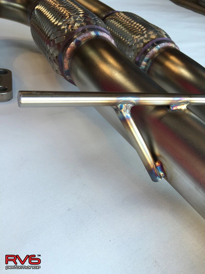 RV6 Performance® (13-17) Honda Accord Catted Long Tube J-Pipe Kit