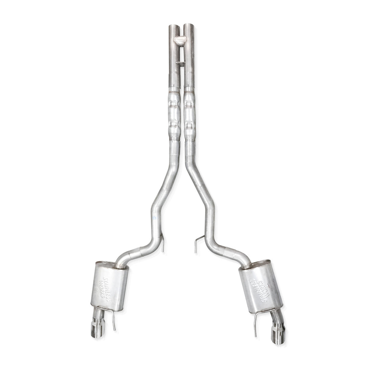 Stainless Works® (24-25) Mustang GT 304SS 3" Cat-Back Exhaust with Dual 4" OD Tips
