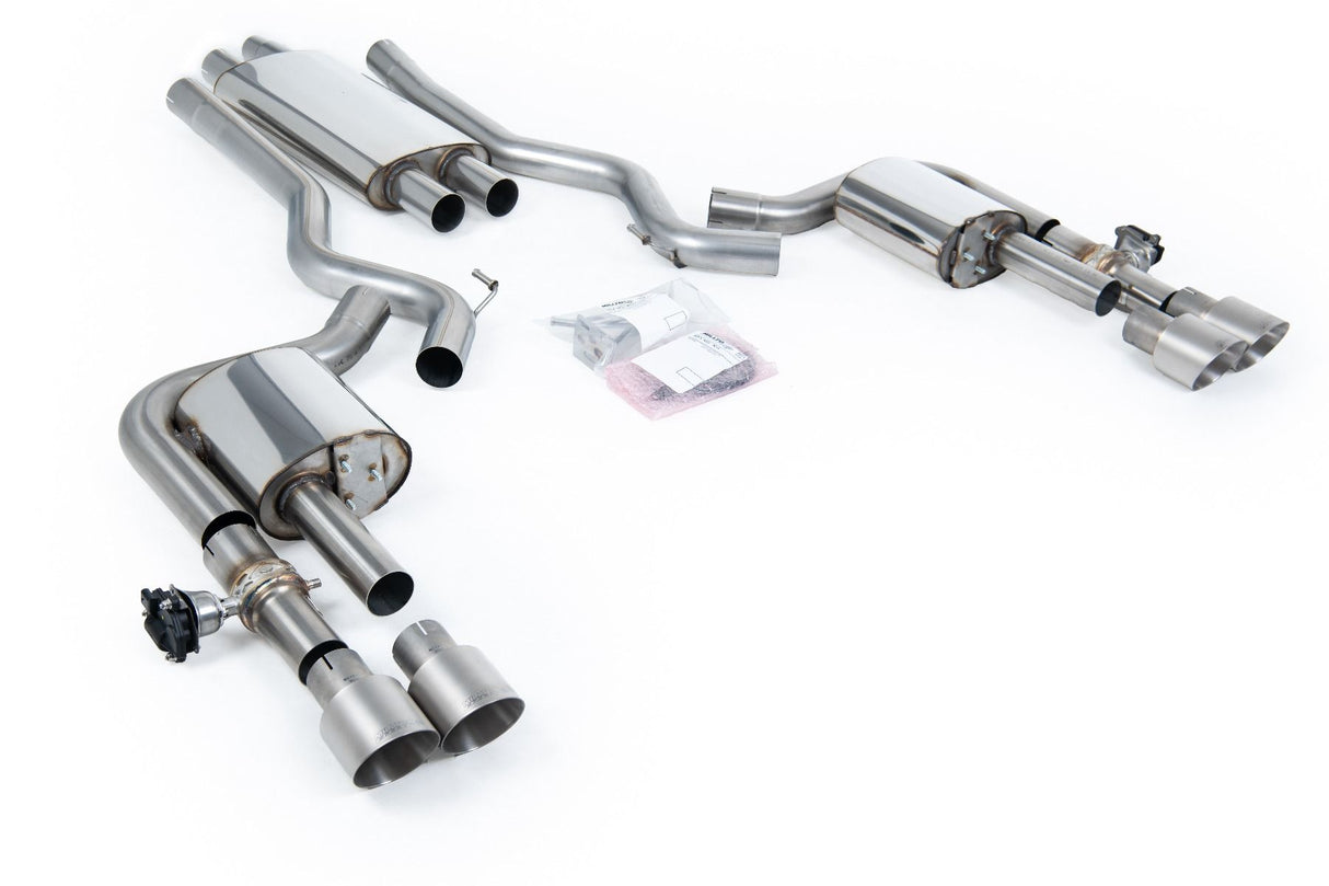 Milltek® (15-26) Ford Mustang EcoBoost Fastback Valved Resonated Cat-Back Exhaust