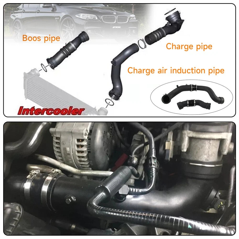 Kingman Speed® BMW 535i/640i/740i/X5/X6 N55B30 Aluminum Air/Charge/Boost Pipe Kit