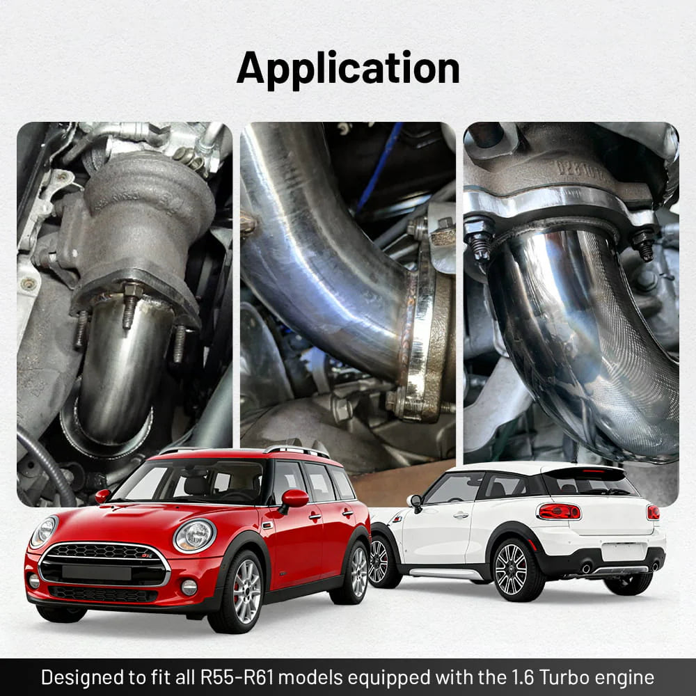 (07-16) Mini Cooper R55-R61 1.6L 2.5" Catless Down Pipe Kit

