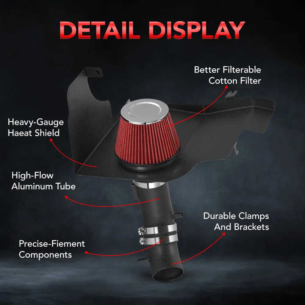 (11-14) Ford Mustang 3.7L V6 Cold Air Intake with Oiled Filter