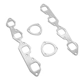 Flashark® (65-72) Camaro/Nova/Bel Air/Biscayne/Impala V8 Long Tube Headers with Catless Mid-Pipes