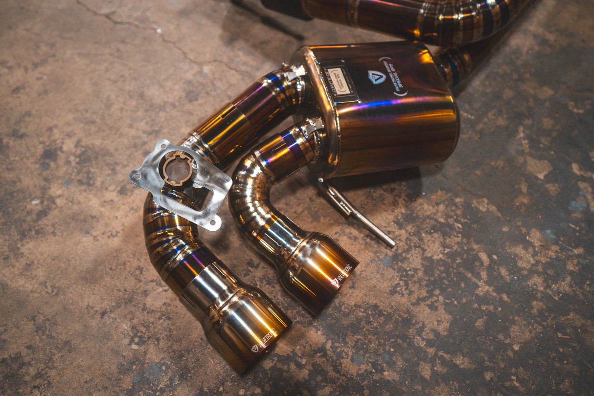 Valvetronic Designs® Corvette C8 Titanium Valved Sport Cat-Back Exhaust with 4" OD Tips