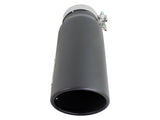 aFe Diesel Exhaust Tip Bolt On Black 4in Inlet x 5in Outlet x 15in
