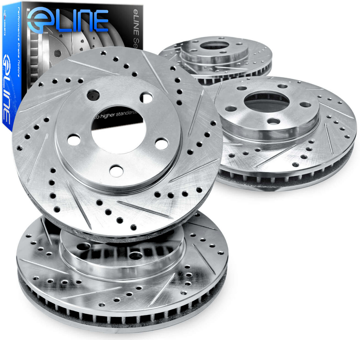 R1 Concepts® (15-20) Acura TLX ELine™ Drilled/Slotted Vented Brake Rotors