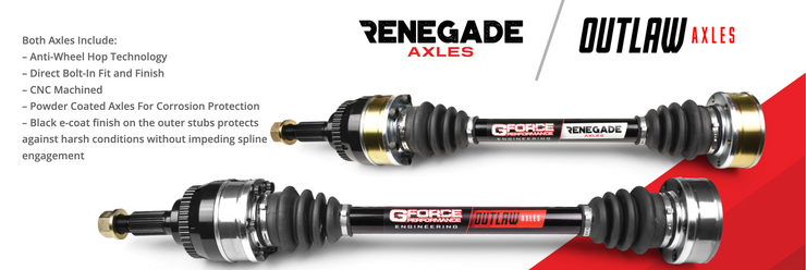 GForce® (93-98) Toyota Supra MK4 Outlaw Series CV Axles