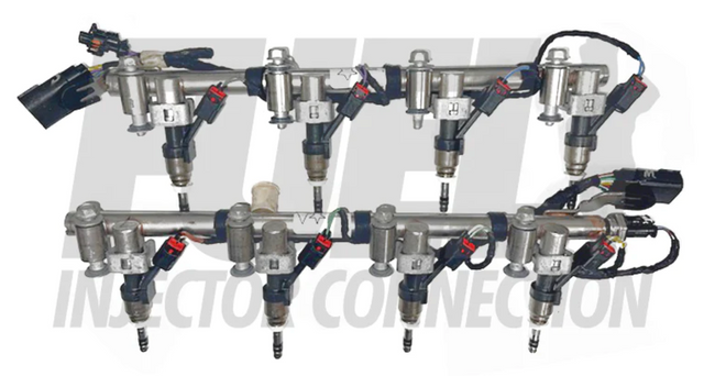 Fuel Injector Connection® GM L83 High Flow Fuel Rails with Integrated GM OE Injectors