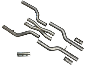 Speed Engineering® (16-23) Camaro SS/LT1/ZL1 304SS 3" Catless X-Pipe System (Long-Tube Headers)