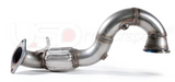USP MotorSports® (17-22) Audi TT RS/RS3 2.5L 304SS 3" 200-Cell Catted Down Pipe