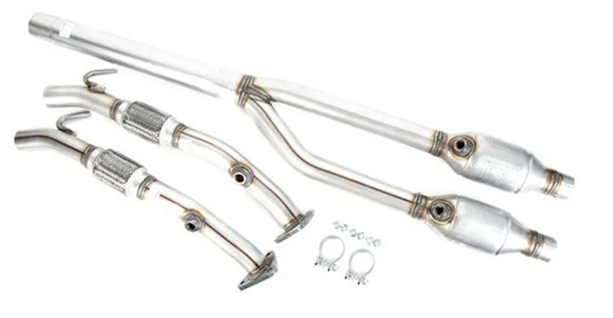 USP MotorSports® (06-09) Audi A3/Volks R32 VR6 304SS 2.5" Catted Down Pipe